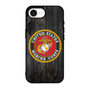 US Marine Corps in Wood Art iPhone 17e Case
