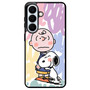 Charlie And Snoopy Hugging Samsung Galaxy S26+ Case