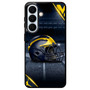 Michigan Wolverines Helmet Samsung Galaxy S26+ Case
