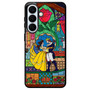 belle and beast prince stained glass Samsung Galaxy S26+ Case