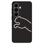 black puma half logo Samsung Galaxy S26 Series Case