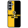 Boston Bruins Black And Gold Forever Samsung Galaxy S26+ Case