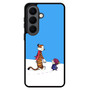 Calvin and Hobbes Wanna Make Snowman Samsung Galaxy S26 Series Case