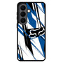 fox custom blue logo Samsung Galaxy S26 Series Case