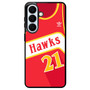 hawks basketball jersey Samsung Galaxy S26+ Case