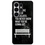 Quotes from Forestgump Samsung Galaxy S26 Ultra Case
