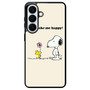 Snoopy You MAke me Happy Samsung Galaxy S26+ Case