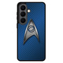 Star Trek Logo Blue Metal Samsung Galaxy S26 Series Case