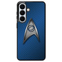 Star Trek Logo Blue Metal Samsung Galaxy S26+ Case