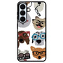Cute Glasses Dog Samsung Galaxy S26+ Case