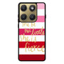 pink strip quotes Motorola Edge 2026 Case