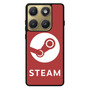 Steam Logo Red Motorola Edge 2026 Case