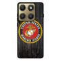 US Marine Corps in Wood Art Motorola Edge 2026 Case