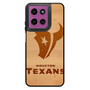 houston texans wood Motorola Moto G 2026 Case
