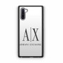 armani exchange white Samsung Galaxy Note 10 Case