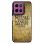 Not all who wander are lost tolkien quotes Motorola Moto G 2026 Case