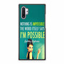 Audrey Hepburn Quote Samsung Galaxy Note 10+ | Samsung Galaxy Note 10+ 5G Case