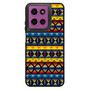 Yellow and Blue Tribal Pattern Motorola Moto G 2026 Case
