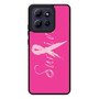 Breast Cancer survivor pink Motorola Moto G Play 2026 Case