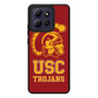 Usc Trojans logo on red Motorola Moto G Play 2026 Case