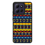 Yellow and Blue Tribal Pattern Motorola Moto G Play 2026 Case