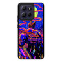 Denji Devils Mode in Abstract Motorola Moto G Play 2026 Case