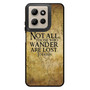 Not all who wander are lost tolkien quotes Motorola Moto G Power 2026 Case