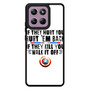 Captain America's Quote Motorola Moto G Stylus 2026 Case