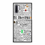 Ed Sheeran Quotes 2 Samsung Galaxy Note 10+ | Samsung Galaxy Note 10+ 5G Case