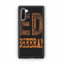 Ed Sheeran Typography Samsung Galaxy Note 10 Case