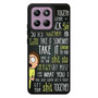 Rick And Morty Quotes Motorola Moto G Stylus 2026 Case