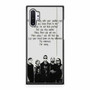 Of Mice & Men Lyrics Samsung Galaxy Note 10+ | Samsung Galaxy Note 10+ 5G Case