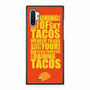 Tacos Quotes Samsung Galaxy Note 10+ | Samsung Galaxy Note 10+ 5G Case