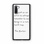 Tim Burtons Quotes Samsung Galaxy Note 10 Case