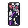 Maleficent evil face floral iPhone XR Case Maleficent evil face floral iPhone XR Case
