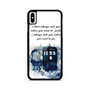 tardis doctor who smoke quotes iPhone X / XS | iPhone XS Max Case