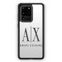 armani exchange white Samsung Galaxy S20 Ultra 5G Case