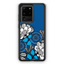 Blue Flora Motif Samsung Galaxy S20 Ultra 5G Case