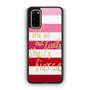 pink strip quotes Samsung Galaxy S20 5G Case