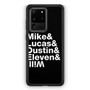 Stranger Things Mike Lucas Dustin Eleven Will Samsung Galaxy S20 Ultra 5G Case