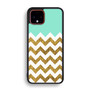 Blue Glitter Gold Chevron Google Pixel 4 | Pixel 4A | Pixel 4 XL Case