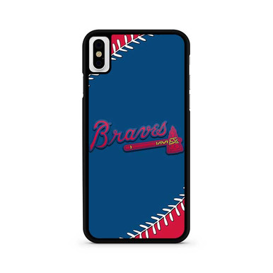 ATLANTA BRAVES CHOP ON BASEBALL iPhone XS Max Case Cover