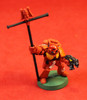 Warhammer 40K-Space Marines-Standard Bearer - Metal X1 - Lot 101