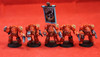 Warhammer 40K-Space Marines-Terminator Squad - Metal X5 - Lot-131