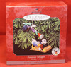 Disney Christmas Ornament - Mickey Donald Goofy Runaway Toboggan