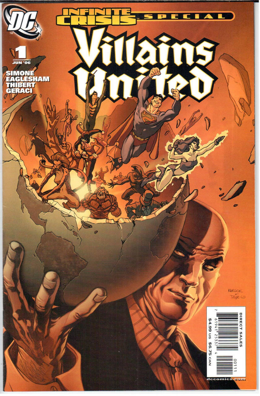 Infinite Crisis Vilians United Special #1 NM- 9.2
