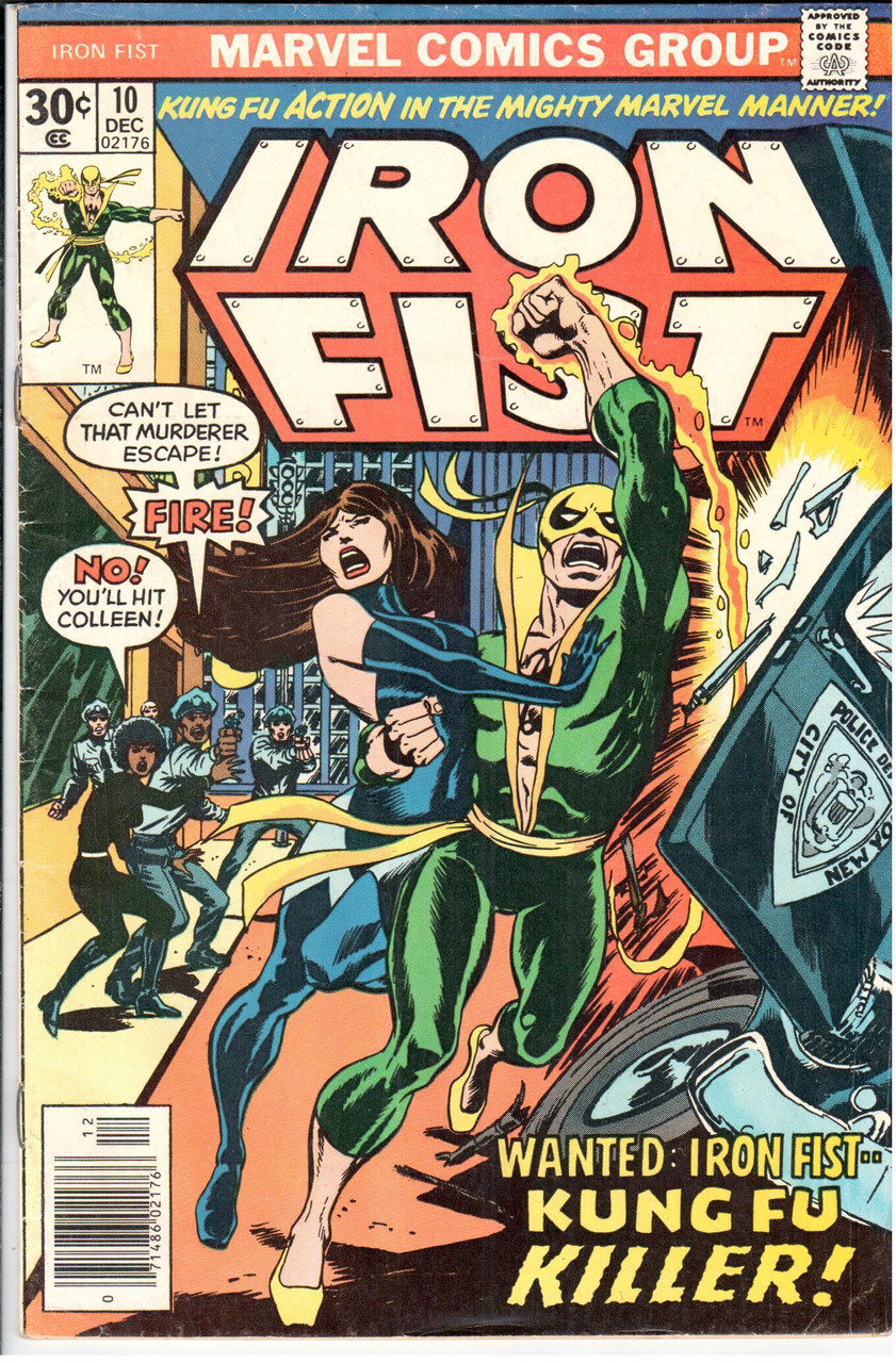 Iron Fist (1975 Series) #10 Newsstand FN- 5.5