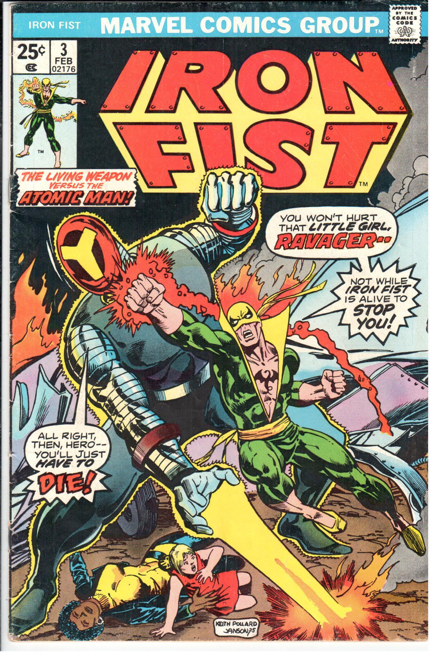 Iron Fist (1975 Series) #3 VG/FN 5.0