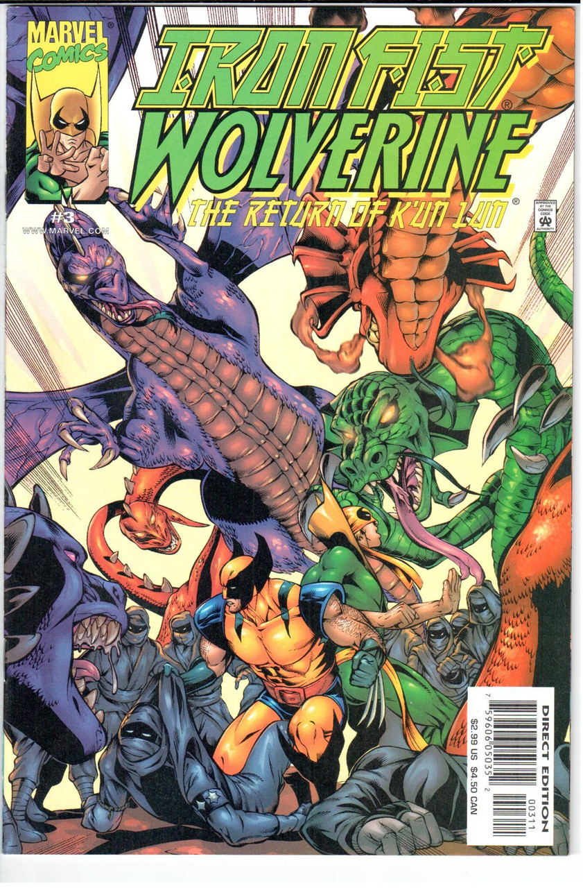 Iron Fist Wolverine #3 NM- 9.2