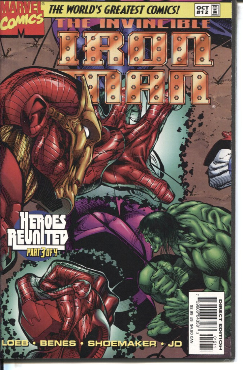 Iron Man (1996 Series) #12 #344 NM- 9.2